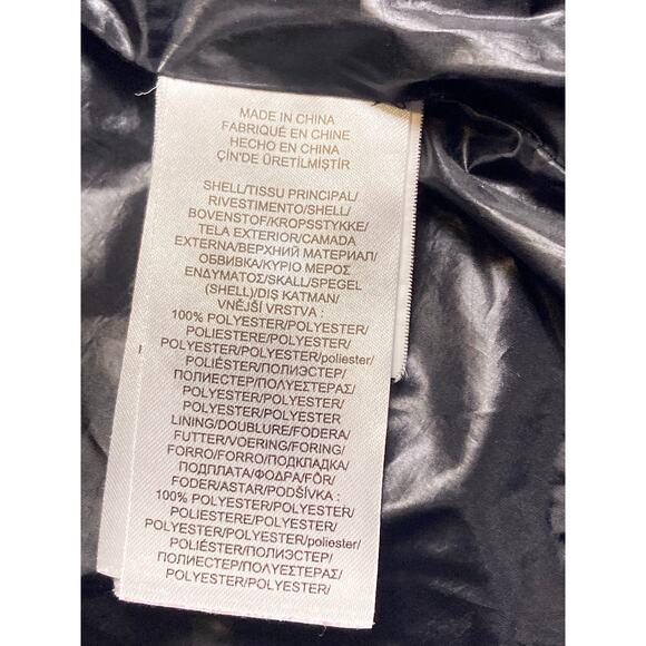 Ralph Lauren Womens Puffer Coat Jacket Extra Small Black Red Stripe Plaid - Picture 9 of 11